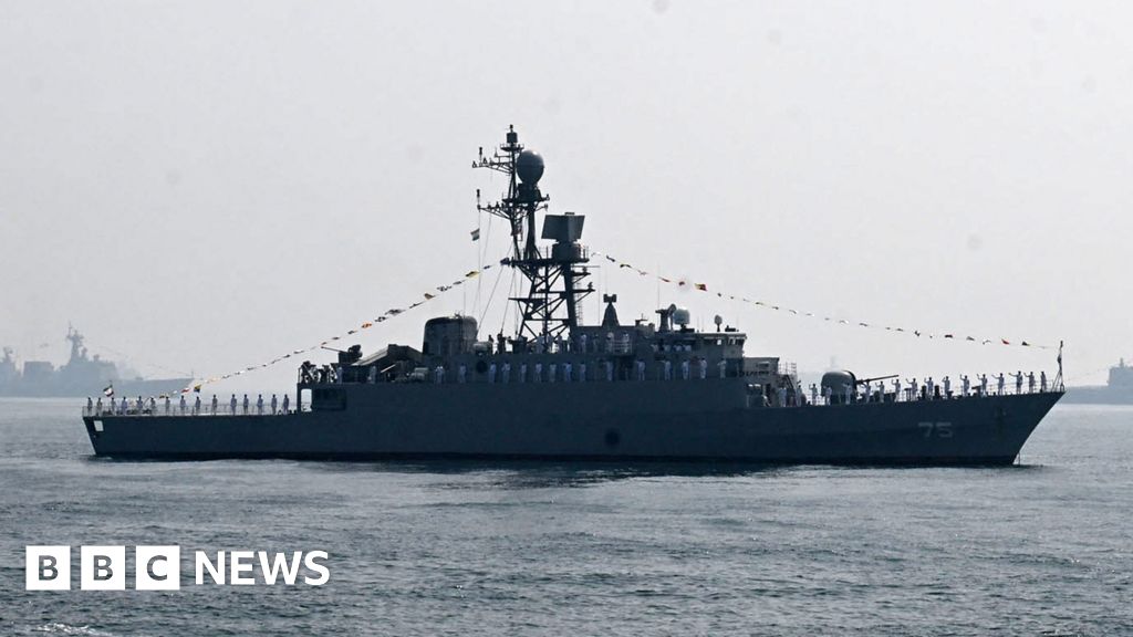 The final voyage of the Iranian warship sunk by the US