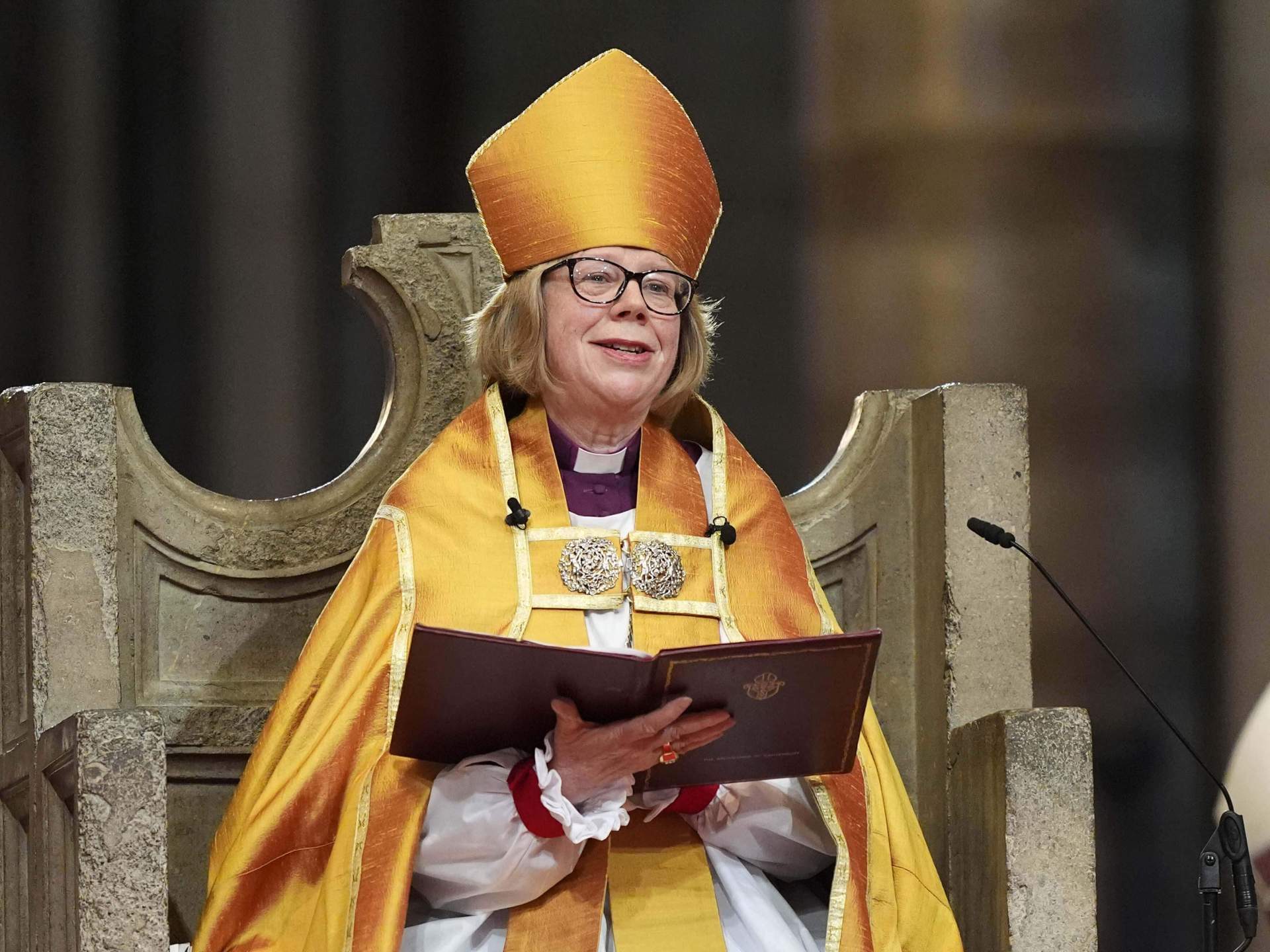 Sarah Mullally enthroned as first female archbishop of Canterbury | Religion News