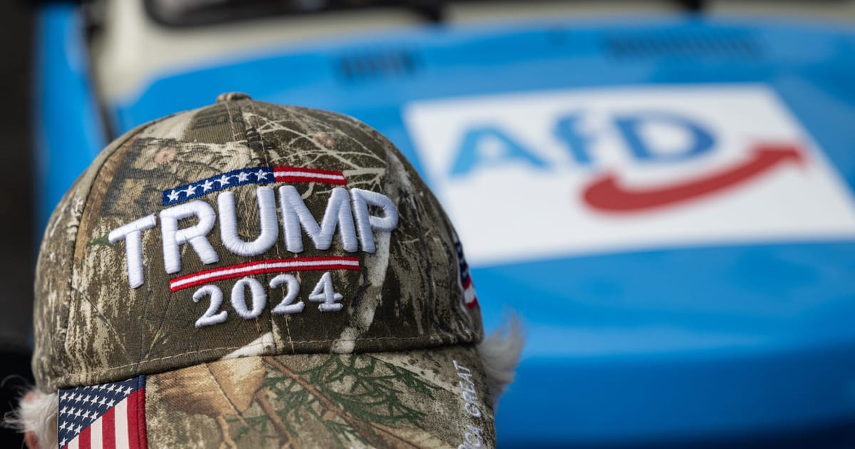 AfD leaders want to keep distance from unpopular Trump before key eastern elections – POLITICO