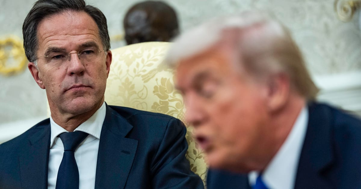 Iran war tests Rutte’s NATO Trump strategy – POLITICO