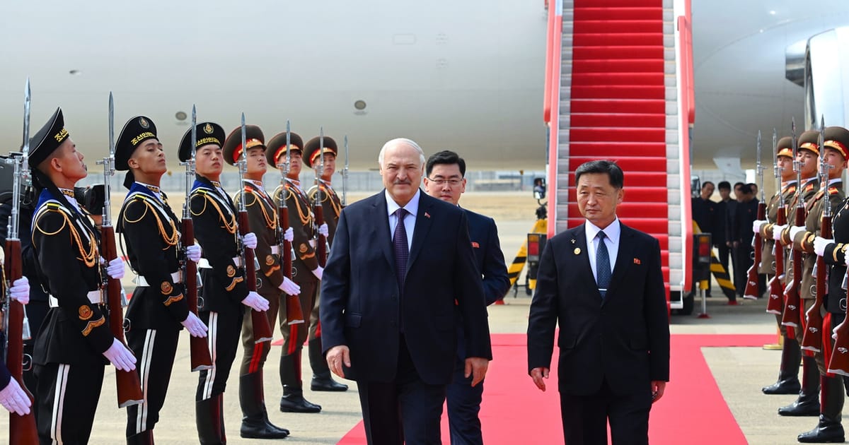 Belarus signs friendship treaty with Kim Yong Un – POLITICO