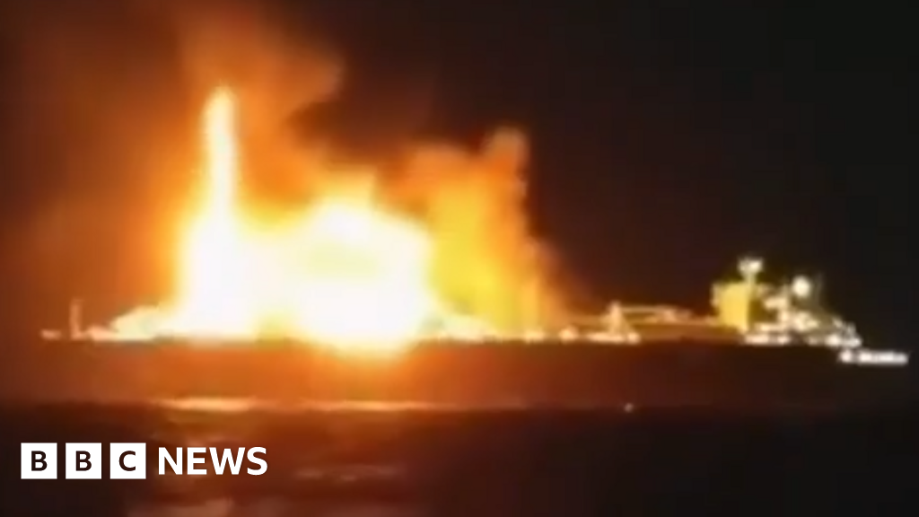 Russia blames Ukrainian naval drones as tanker sinks in Mediterranean – BBC