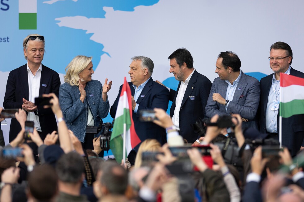 European far right throws support behind Orbán weeks ahead of Hungarian election