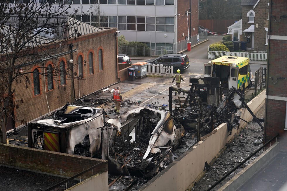 UK police investigate after a Jewish charity’s ambulances set on fire