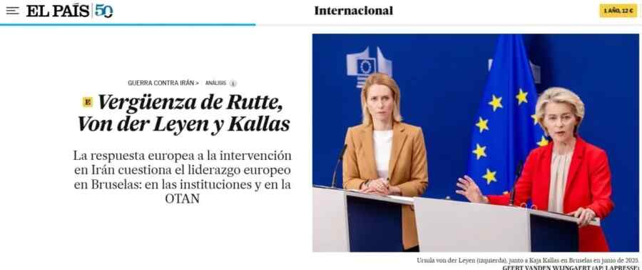 Shame on Rutte, Von der Leyen and Callas — Europe has been led by the worst leaders in decades