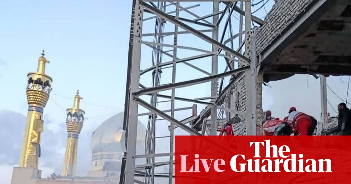 Middle East crisis live: second US crew member of downed fighter jet rescued from Iran – reports | US-Israel war on Iran