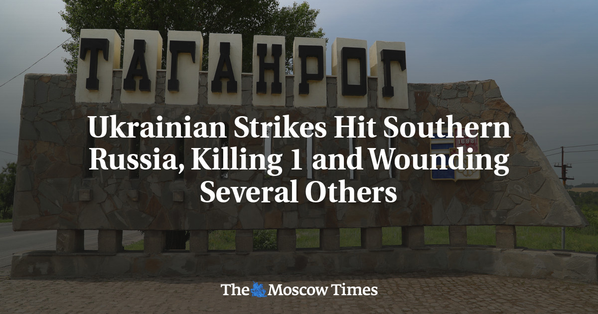 Ukrainian Strikes Hit Southern Russia, Killing 1 and Wounding Several Others